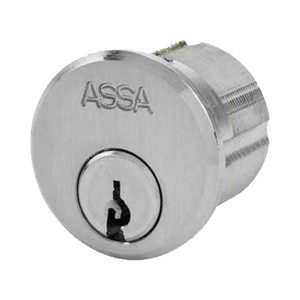 Mortise Cylinder - 1-1/8" - 626 - Satin Chrome