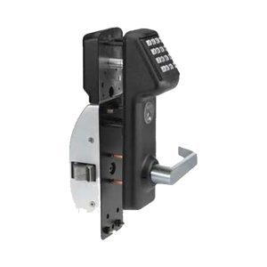 Rim Exit Device Trim - Lever Set - Black